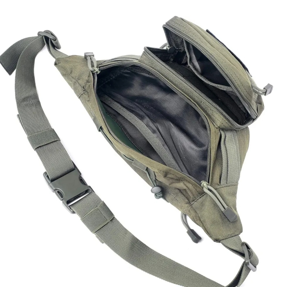 Tactical Military EdC Multi Pocket Waist Crossbody Army Fanny Bag - Picture 3 of 4